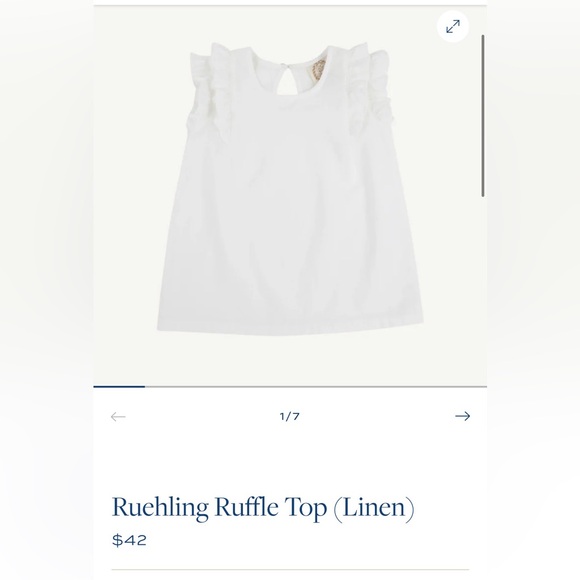 TBBC Ruehling Ruffle Too (Linen) - Picture 3 of 9